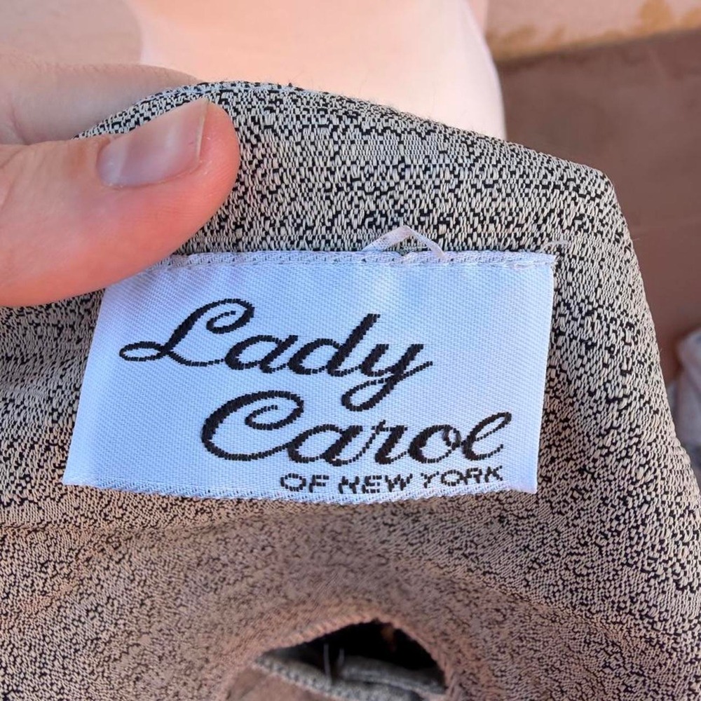 Vintage Lady Carol of New York brown dress - Picture 6 of 8